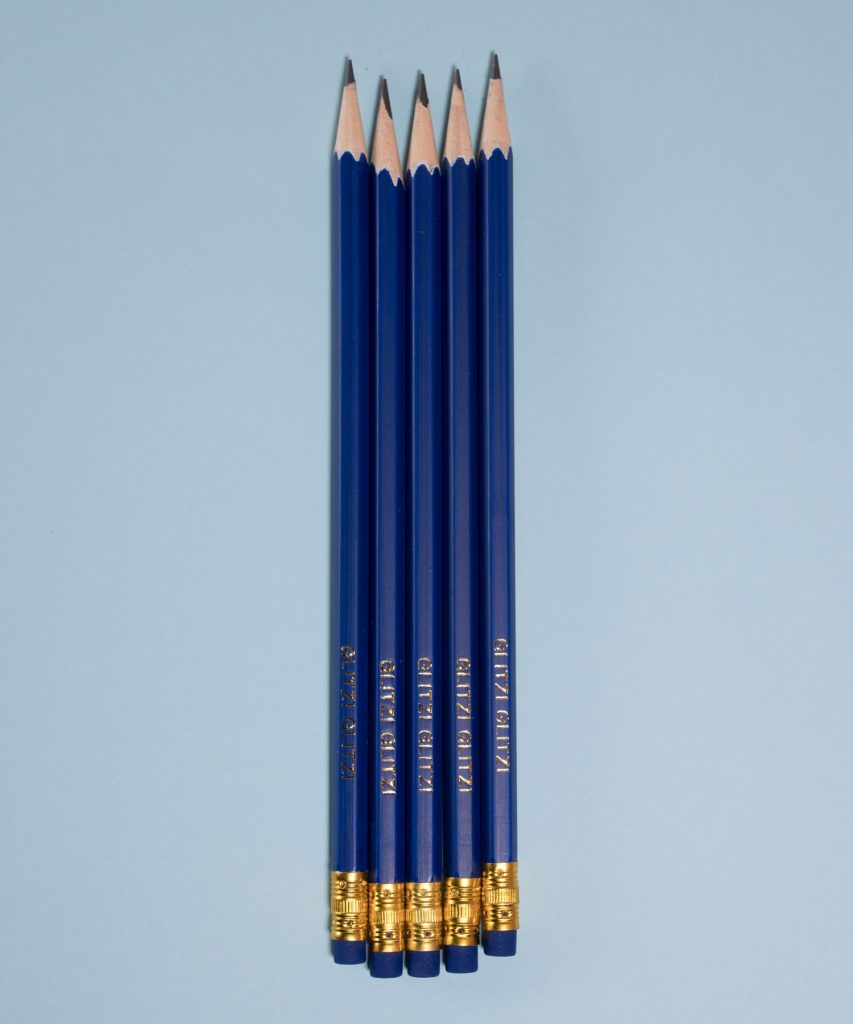 Statement-Bleistift blau von House of Klunkar