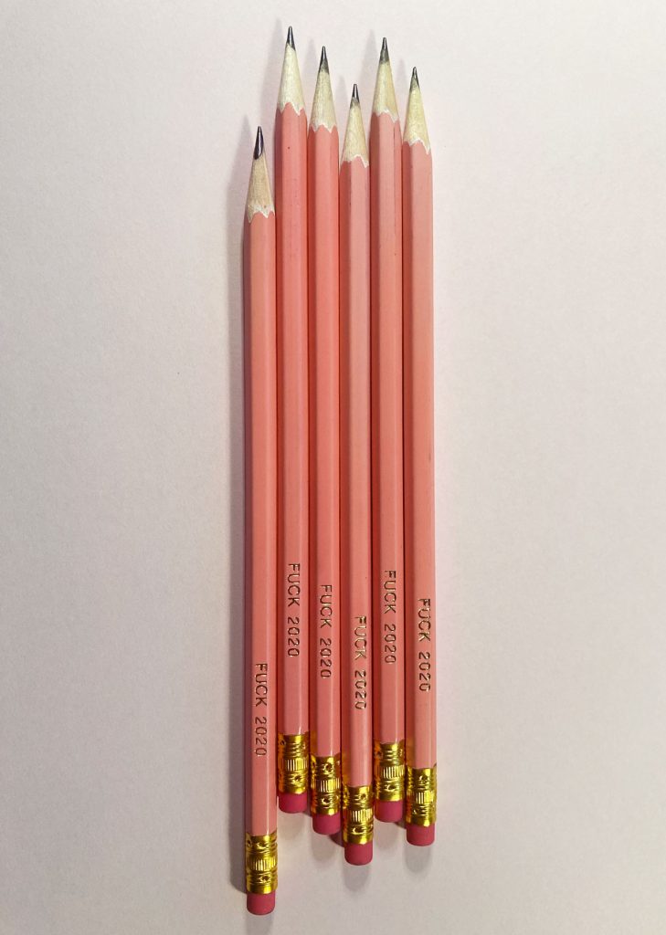 pinke Bleistifte von Klunkar